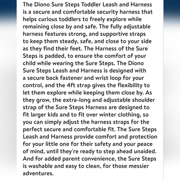 Diono Toddler Safety Harness - Picture 4 of 4